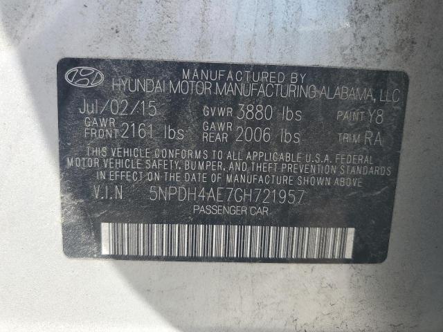 Photo 11 VIN: 5NPDH4AE7GH721957 - HYUNDAI ELANTRA SE 