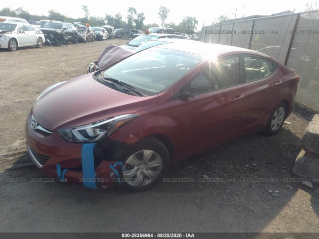 Photo 1 VIN: 5NPDH4AE7GH750178 - HYUNDAI ELANTRA 