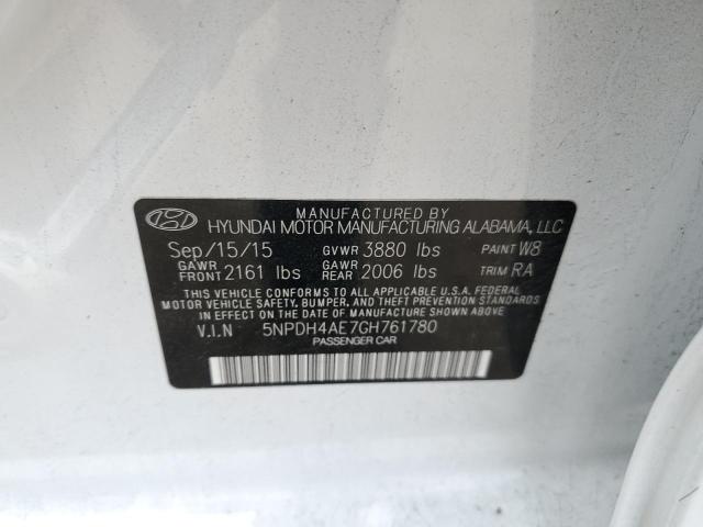 Photo 12 VIN: 5NPDH4AE7GH761780 - HYUNDAI ELANTRA 