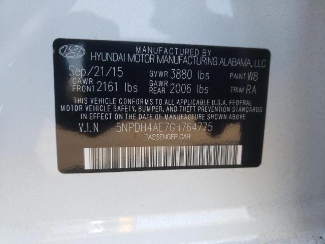 Photo 9 VIN: 5NPDH4AE7GH764775 - HYUNDAI ELANTRA SE 