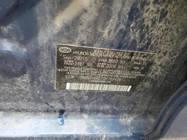 Photo 12 VIN: 5NPDH4AE7GH769426 - HYUNDAI ELANTRA SE 