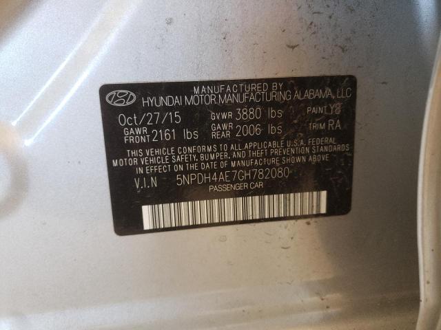 Photo 9 VIN: 5NPDH4AE7GH782080 - HYUNDAI ELANTRA SE 