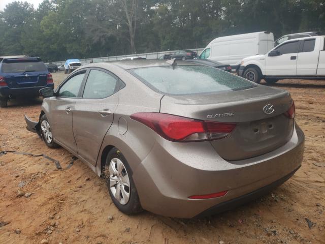 Photo 2 VIN: 5NPDH4AE7GH782404 - HYUNDAI ELANTRA SE 