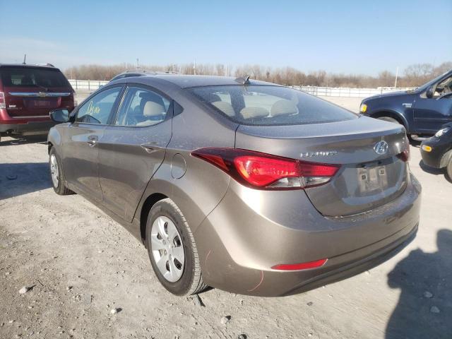 Photo 2 VIN: 5NPDH4AE7GH786078 - HYUNDAI ELANTRA SE 