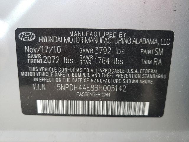 Photo 9 VIN: 5NPDH4AE8BH005142 - HYUNDAI ELANTRA GL 