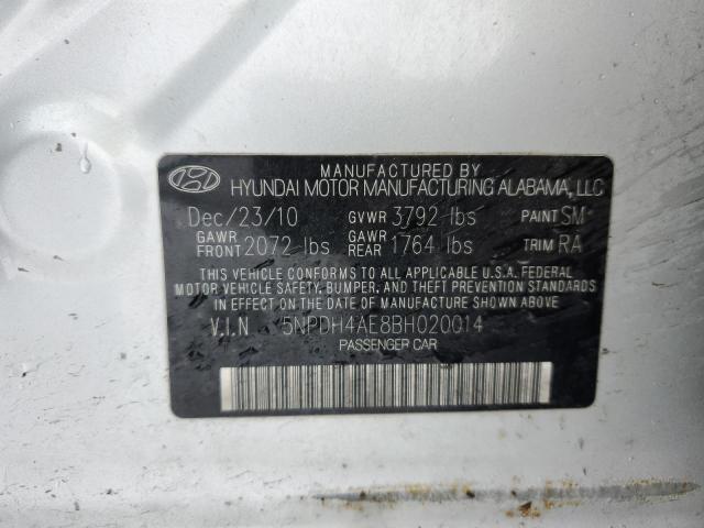 Photo 11 VIN: 5NPDH4AE8BH020014 - HYUNDAI ELANTRA 