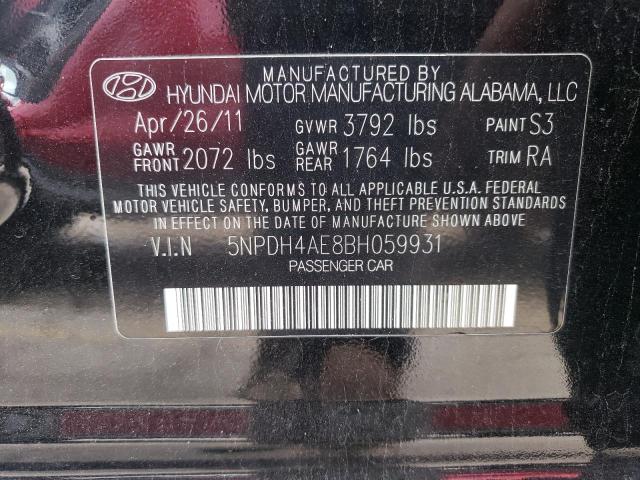 Photo 11 VIN: 5NPDH4AE8BH059931 - HYUNDAI ELANTRA 