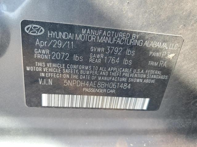 Photo 11 VIN: 5NPDH4AE8BH061484 - HYUNDAI ELANTRA 