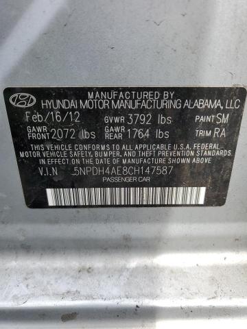 Photo 11 VIN: 5NPDH4AE8CH147587 - HYUNDAI ELANTRA 