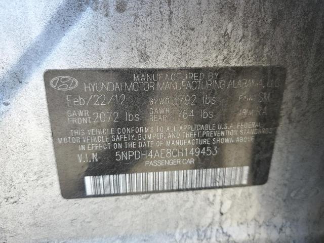 Photo 11 VIN: 5NPDH4AE8CH149453 - HYUNDAI ELANTRA 