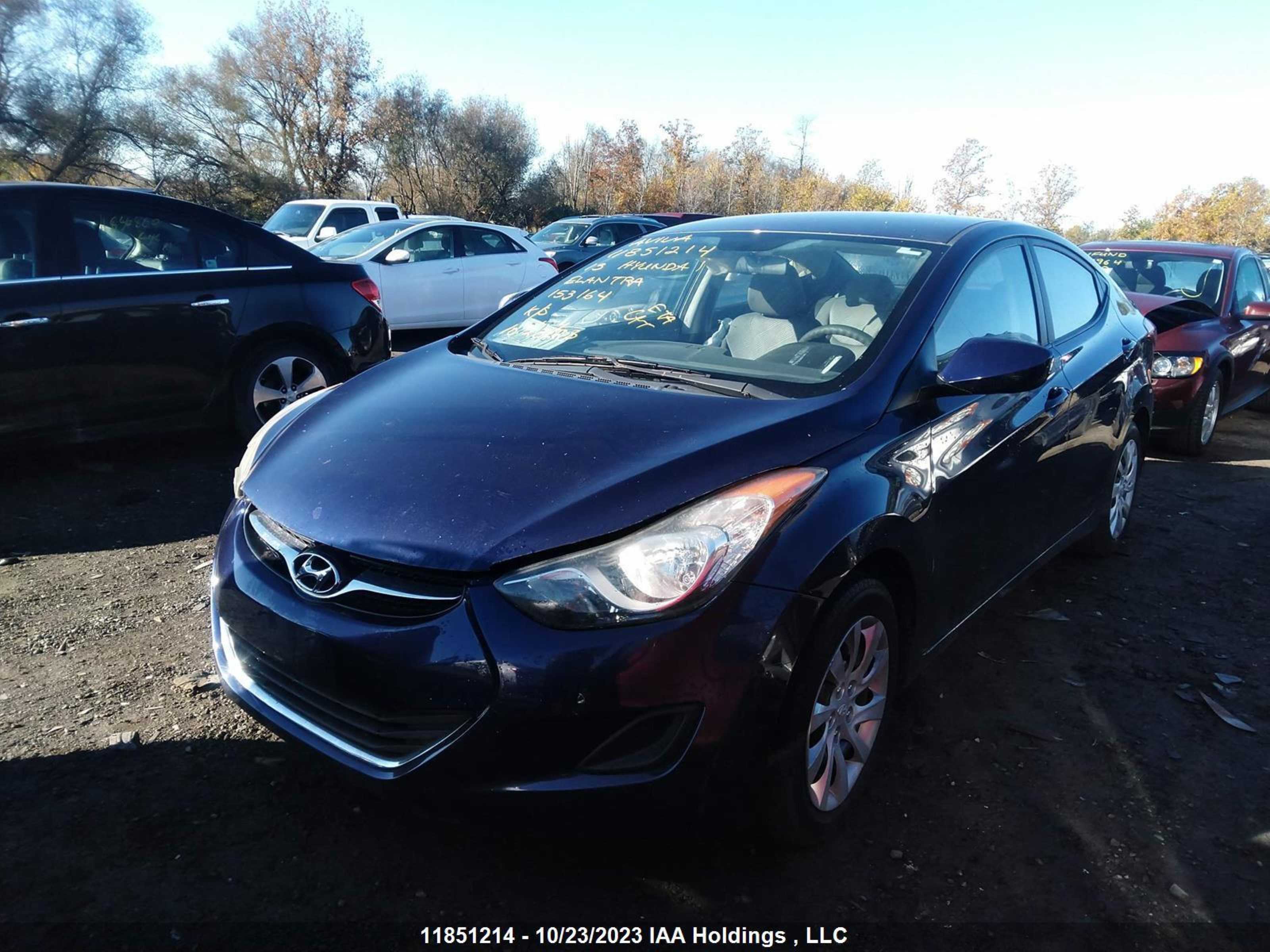 Photo 1 VIN: 5NPDH4AE8DH153164 - HYUNDAI ELANTRA 