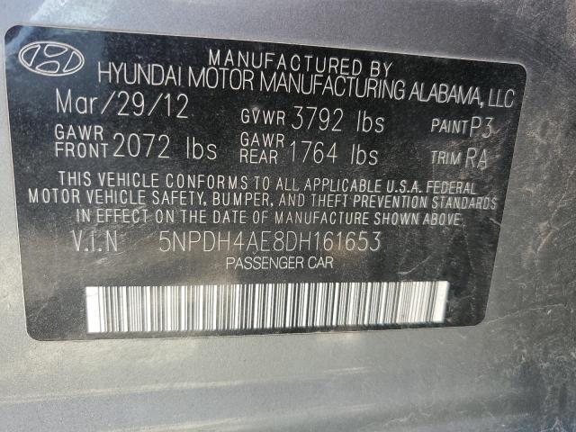 Photo 12 VIN: 5NPDH4AE8DH161653 - HYUNDAI ELANTRA 