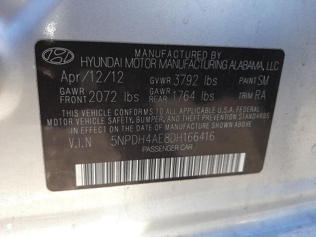 Photo 9 VIN: 5NPDH4AE8DH166416 - HYUNDAI ELANTRA GL 