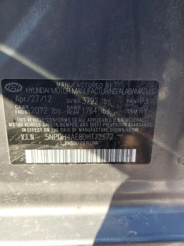 Photo 11 VIN: 5NPDH4AE8DH172572 - HYUNDAI ELANTRA 