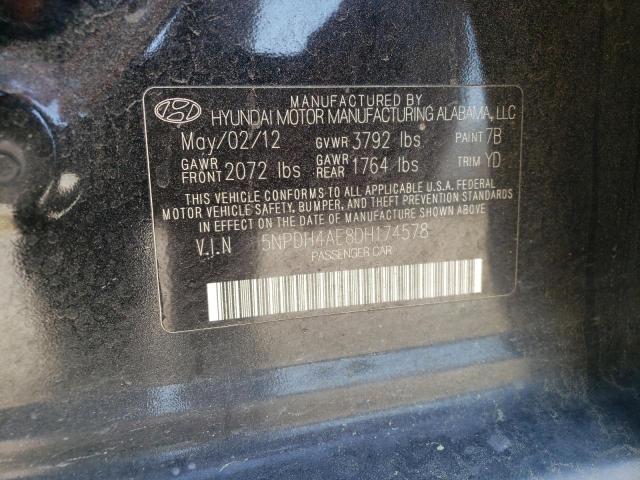 Photo 11 VIN: 5NPDH4AE8DH174578 - HYUNDAI ELANTRA 