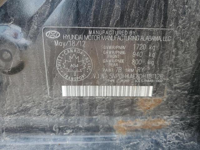 Photo 11 VIN: 5NPDH4AE8DH181126 - HYUNDAI ELANTRA GL 