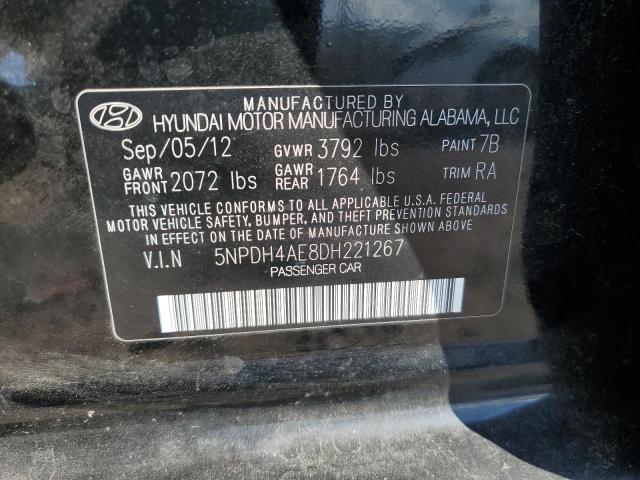 Photo 12 VIN: 5NPDH4AE8DH221267 - HYUNDAI ELANTRA GL 