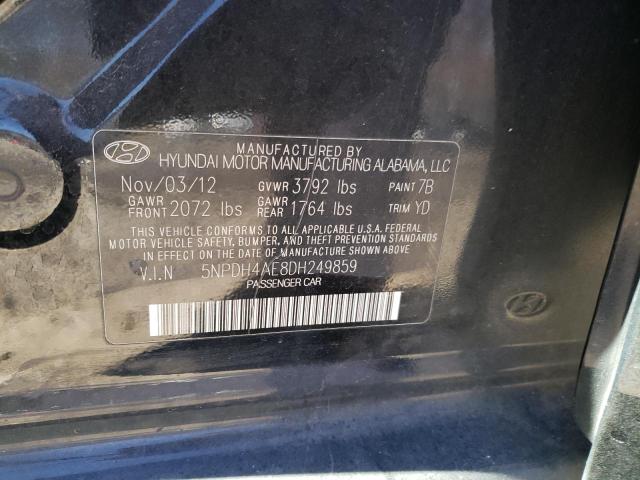 Photo 11 VIN: 5NPDH4AE8DH249859 - HYUNDAI ELANTRA GL 