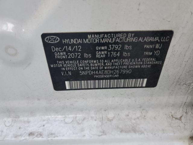 Photo 11 VIN: 5NPDH4AE8DH267990 - HYUNDAI ELANTRA GL 