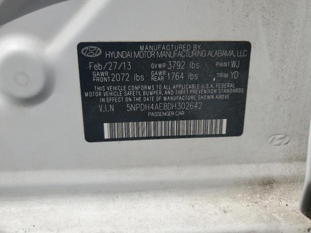 Photo 11 VIN: 5NPDH4AE8DH302642 - HYUNDAI ELANTRA GL 