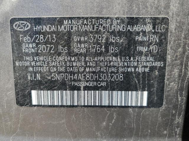 Photo 11 VIN: 5NPDH4AE8DH303208 - HYUNDAI ELANTRA 