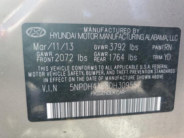 Photo 12 VIN: 5NPDH4AE8DH309557 - HYUNDAI ELANTRA 