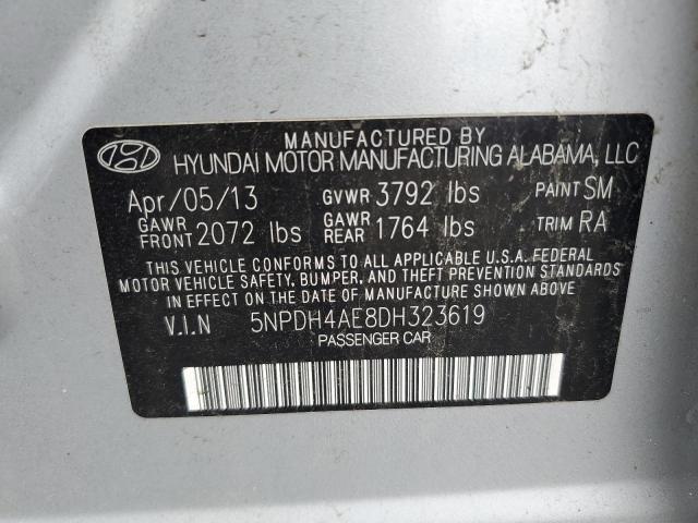 Photo 11 VIN: 5NPDH4AE8DH323619 - HYUNDAI ELANTRA GL 