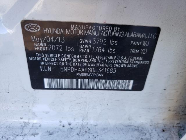 Photo 9 VIN: 5NPDH4AE8DH341683 - HYUNDAI ELANTRA 