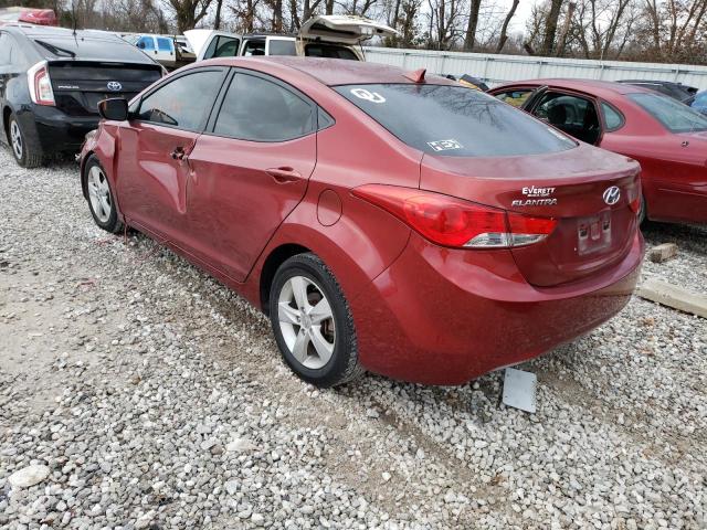 Photo 2 VIN: 5NPDH4AE8DH356992 - HYUNDAI ELANTRA GL 