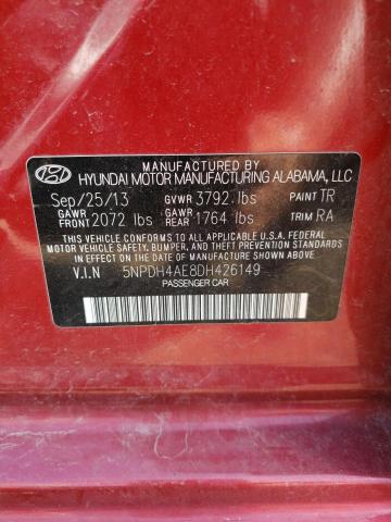 Photo 11 VIN: 5NPDH4AE8DH426149 - HYUNDAI ELANTRA 