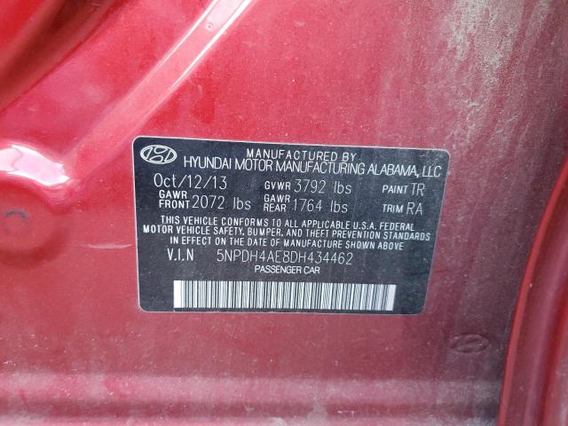 Photo 11 VIN: 5NPDH4AE8DH434462 - HYUNDAI ELANTRA 