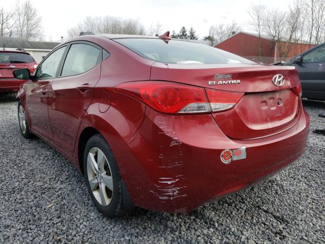 Photo 2 VIN: 5NPDH4AE8DH446529 - HYUNDAI ELANTRA GL 