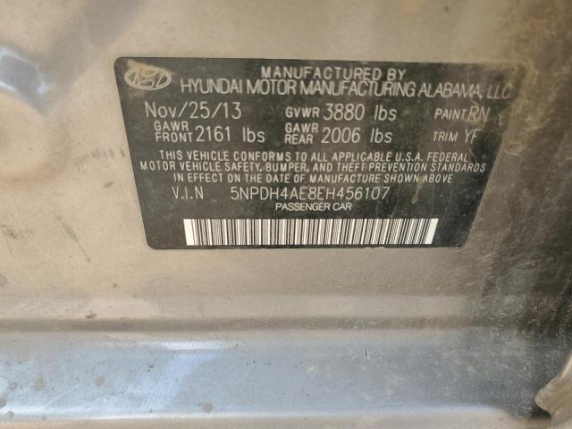 Photo 11 VIN: 5NPDH4AE8EH456107 - HYUNDAI ELANTRA SE 