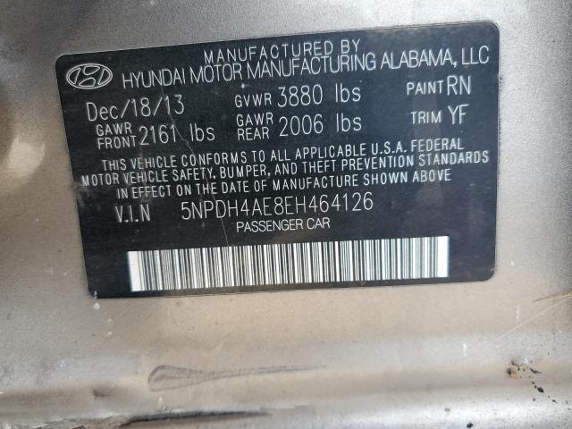 Photo 11 VIN: 5NPDH4AE8EH464126 - HYUNDAI ELANTRA 