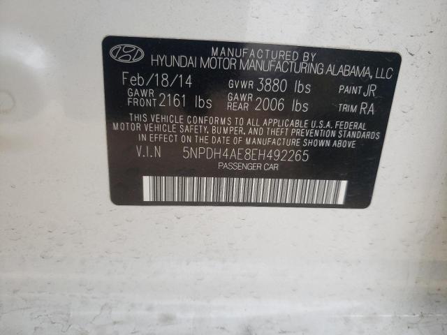 Photo 11 VIN: 5NPDH4AE8EH492265 - HYUNDAI ELANTRA SE 