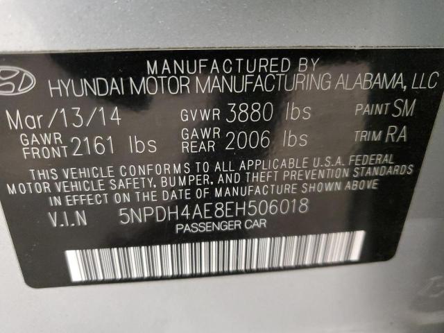 Photo 11 VIN: 5NPDH4AE8EH506018 - HYUNDAI ELANTRA 