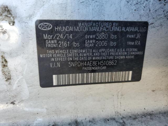 Photo 11 VIN: 5NPDH4AE8EH510862 - HYUNDAI ELANTRA 