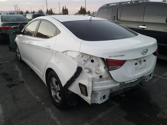 Photo 2 VIN: 5NPDH4AE8EH516161 - HYUNDAI ELANTRA SE 