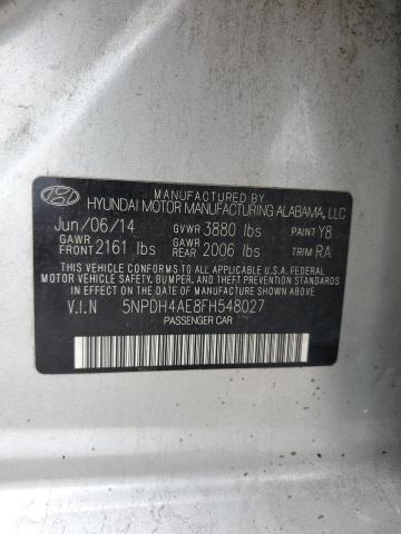 Photo 11 VIN: 5NPDH4AE8FH548027 - HYUNDAI ELANTRA SE 