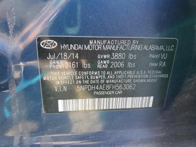 Photo 11 VIN: 5NPDH4AE8FH563062 - HYUNDAI ELANTRA 