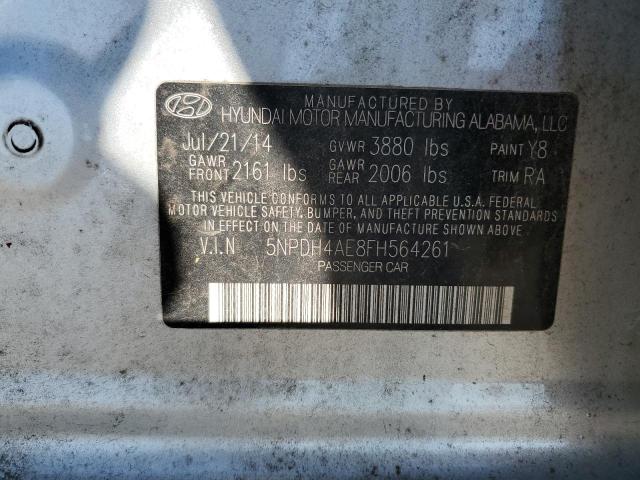 Photo 11 VIN: 5NPDH4AE8FH564261 - HYUNDAI ELANTRA SE 