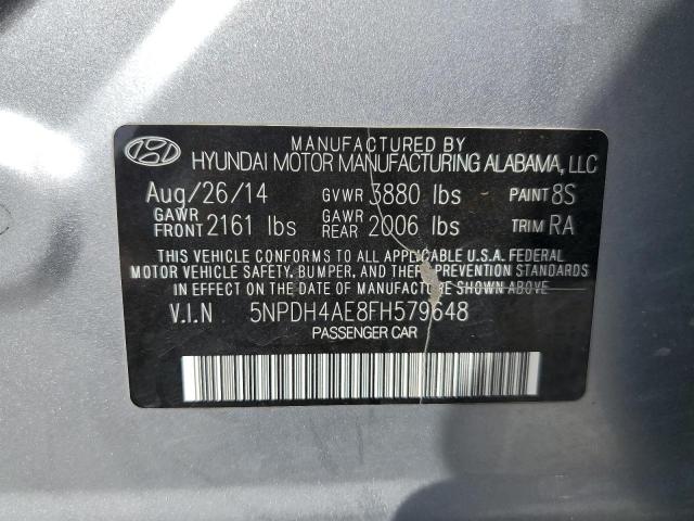 Photo 11 VIN: 5NPDH4AE8FH579648 - HYUNDAI ELANTRA SE 