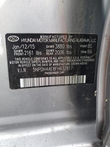 Photo 11 VIN: 5NPDH4AE8FH632817 - HYUNDAI ELANTRA 