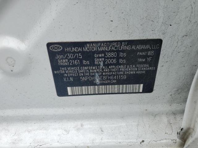 Photo 11 VIN: 5NPDH4AE8FH641159 - HYUNDAI ELANTRA SE 