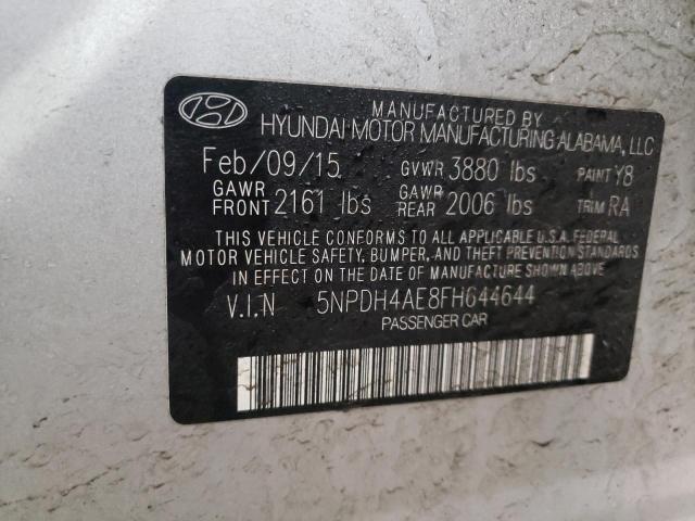 Photo 12 VIN: 5NPDH4AE8FH644644 - HYUNDAI ELANTRA SE 