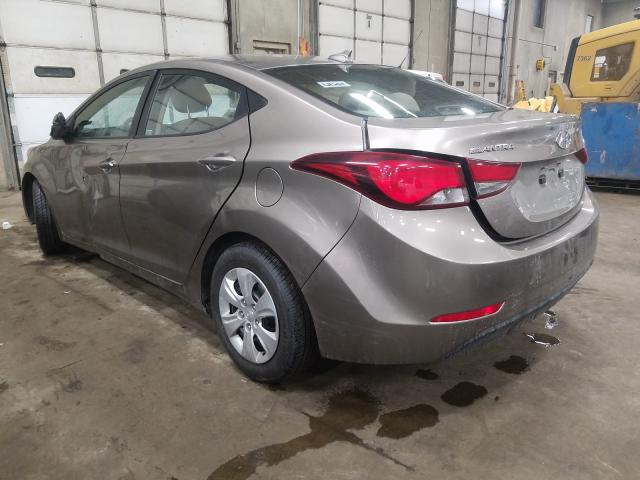 Photo 2 VIN: 5NPDH4AE8GH664281 - HYUNDAI ELANTRA SE 