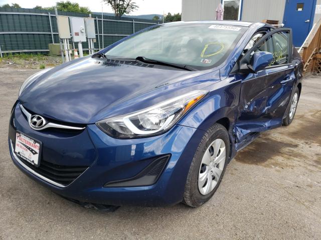 Photo 1 VIN: 5NPDH4AE8GH675376 - HYUNDAI ELANTRA SE 