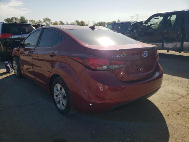 Photo 2 VIN: 5NPDH4AE8GH677502 - HYUNDAI ELANTRA SE 