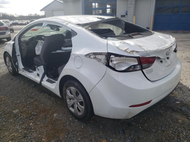 Photo 2 VIN: 5NPDH4AE8GH679315 - HYUNDAI ELANTRA SE 