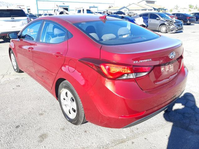 Photo 2 VIN: 5NPDH4AE8GH700180 - HYUNDAI ELANTRA SE 